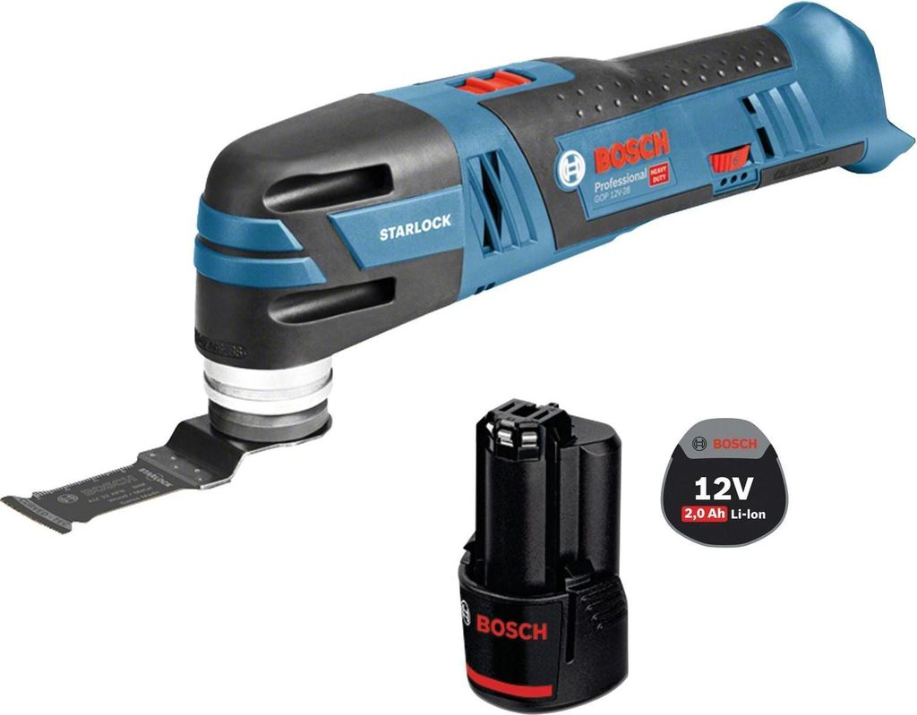 Bosch Akku-Multi-Cutter GOP 12V-28 / 1x 2,0 Ah Akku