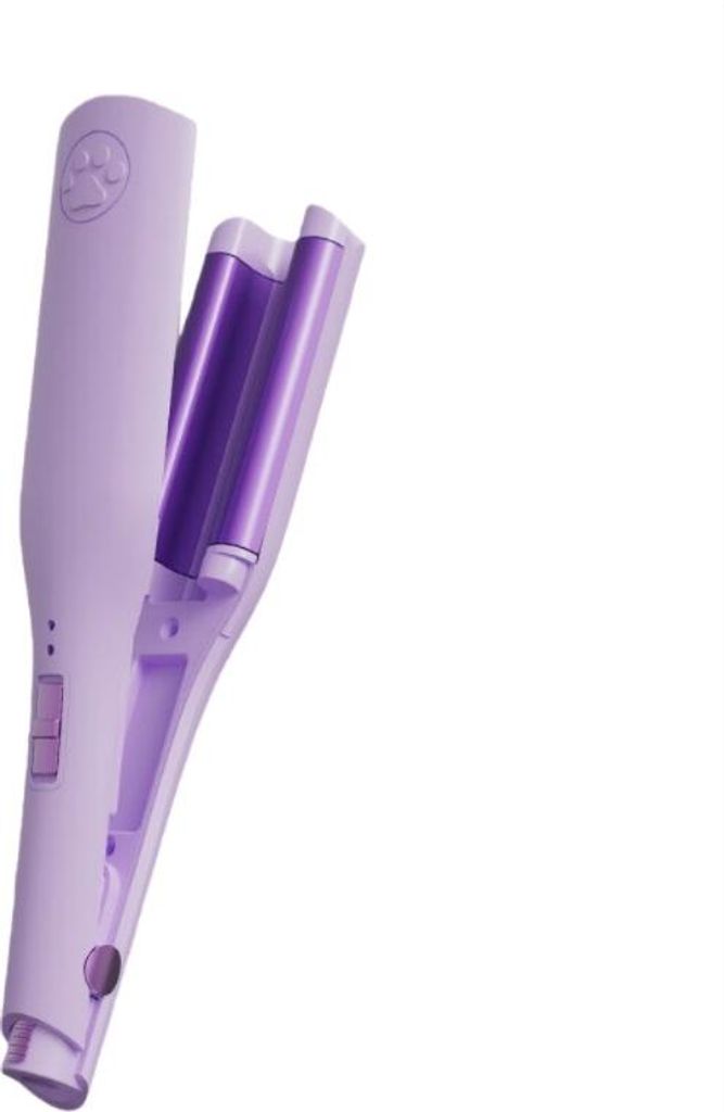 INF 28mm Deep U Lockenstab für mühelose französische Wellen, Schnelle Hitze Violett