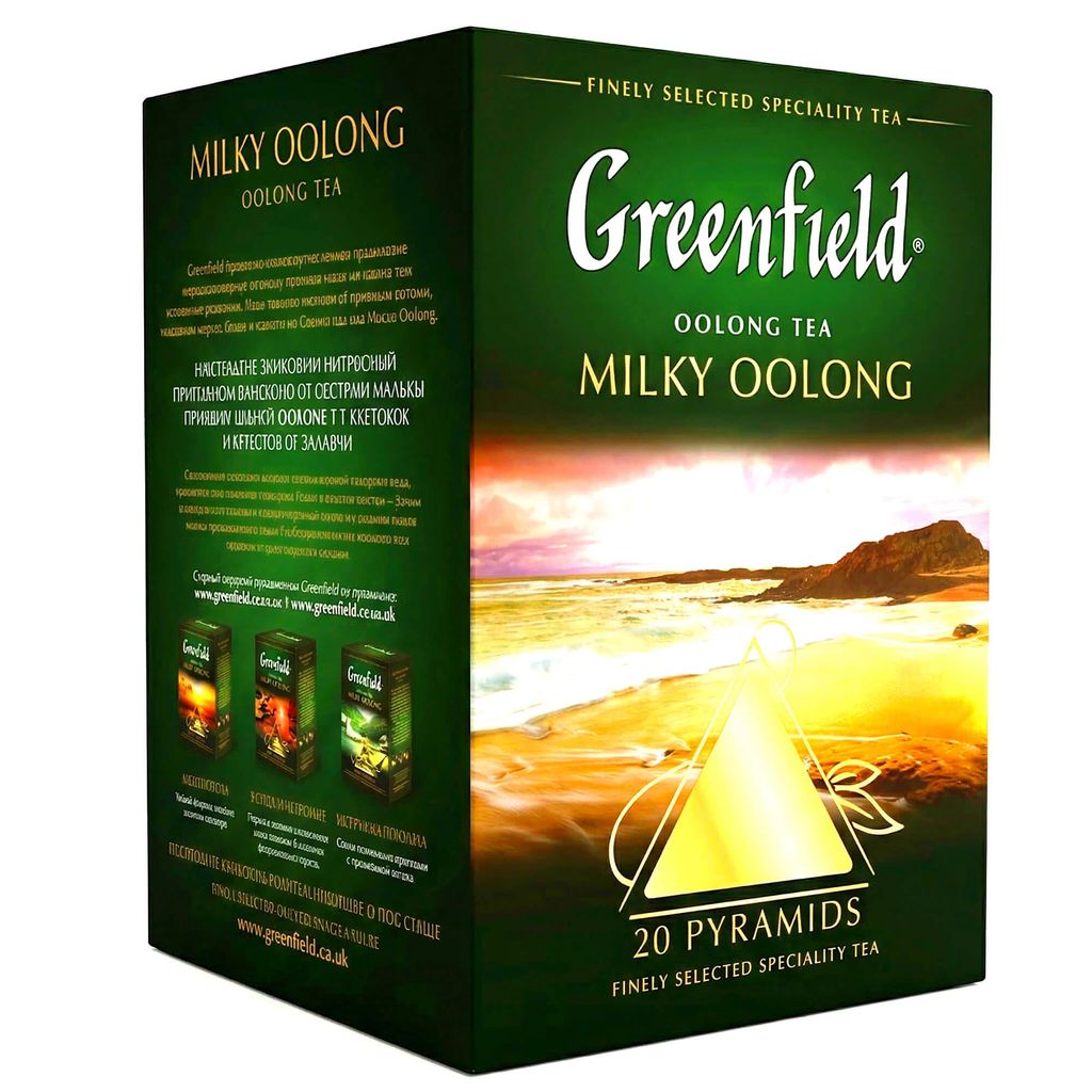 Greenfield Milky Oolong Tee 20 Pyramidenbeutel Produktbild 