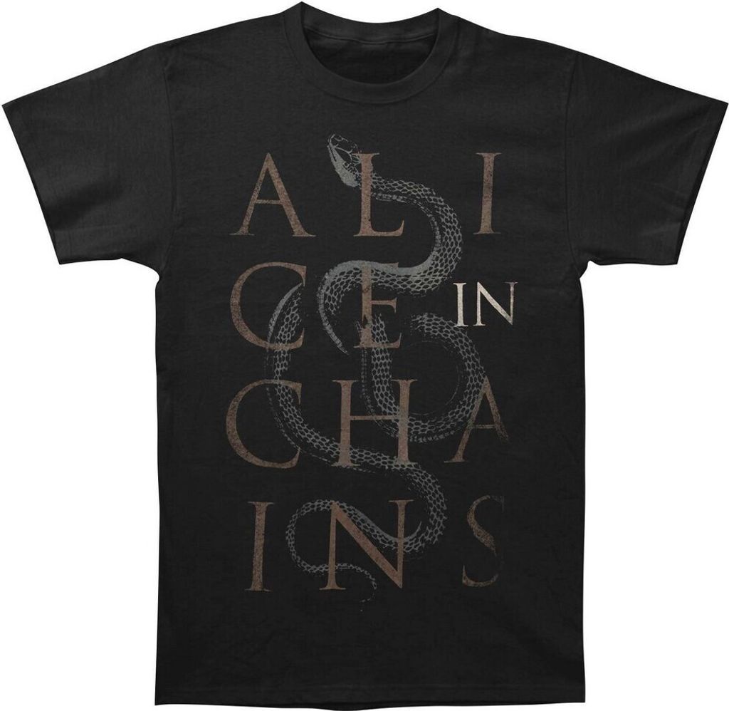 Alice In Chains - T-Shirt für Herren/Damen Uni RO232 (XXL) (Schwarz)
