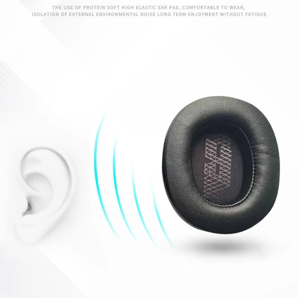 INF Cuscinetti JBL Live 500BT Nero | Ricambi Morbidi in Pelle PU