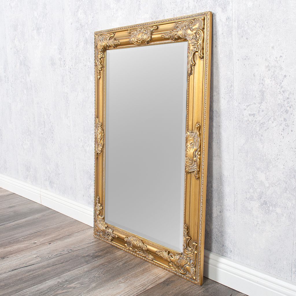 Eleganter Barock-Spiegel BESSA 80x60cm gold-antik Produktbild 2