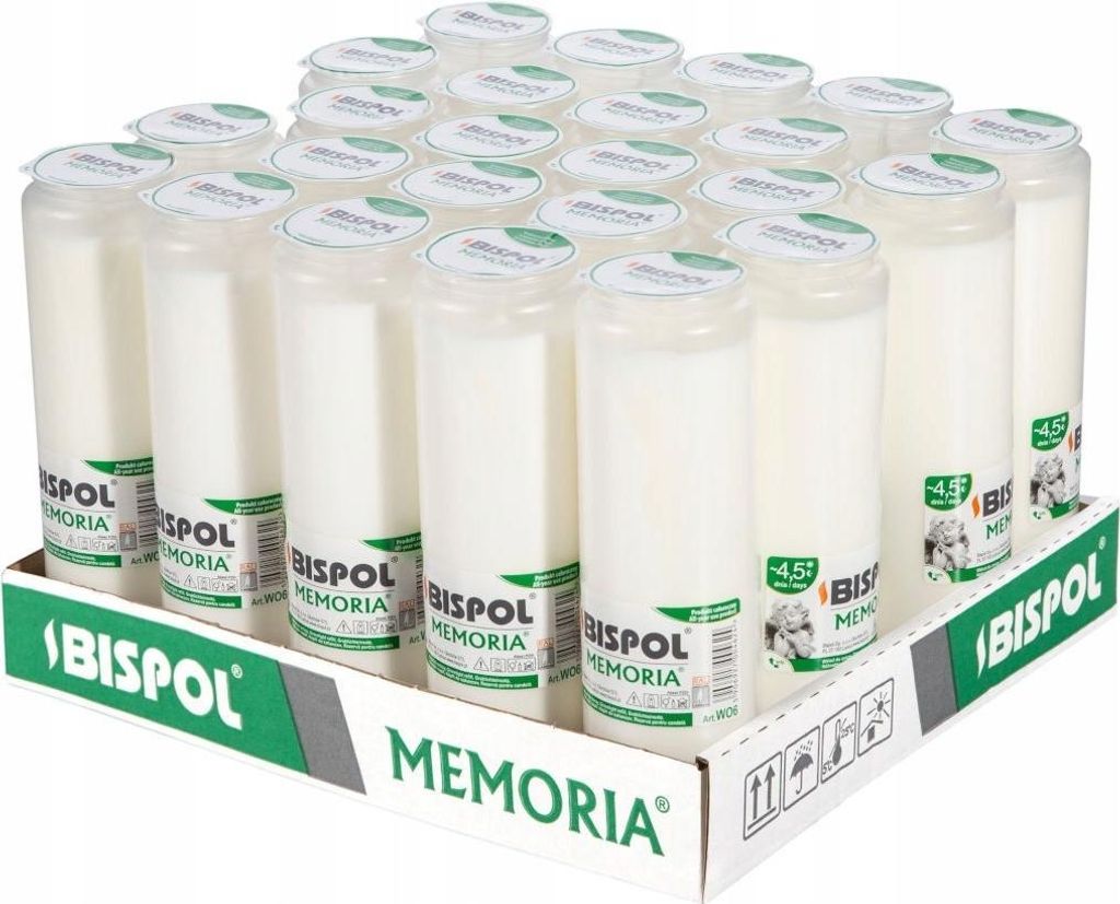 Wkłady do zniczy olejowe BISPOL WO6 108H 24szt. Zdjęcie produktu 