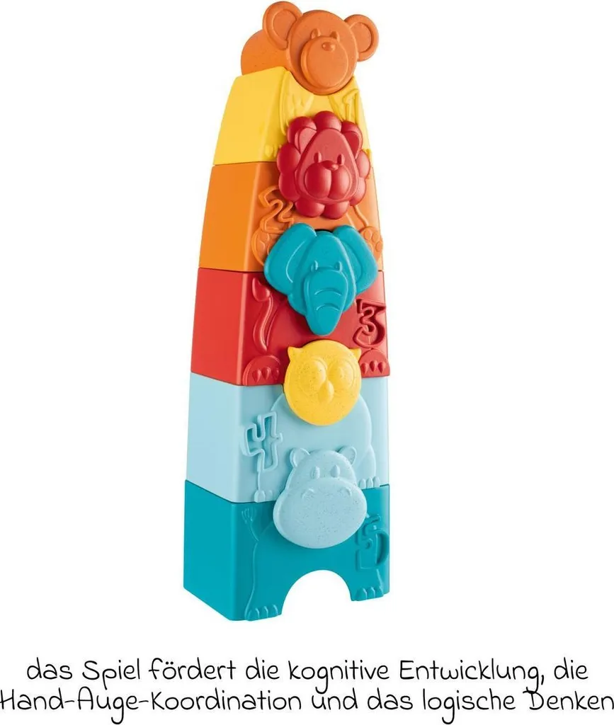 Puzzle 2en1 Chicco ECO+ : Jouet Éveil Éco-Responsable sans Risque Bébé - 9