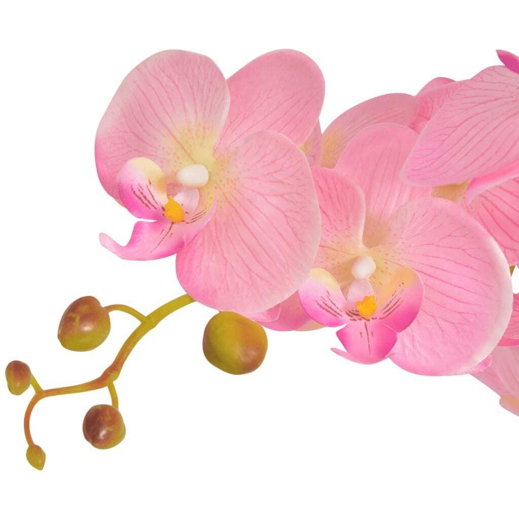 vidaXL Künstliche Orchidee mit Topf 65 cm Rosa Produktbild 