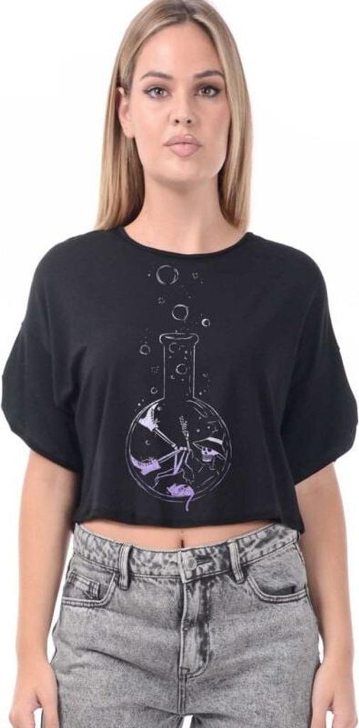 Outer Vision T-Shirt Damen Witch Potion schwarz XL