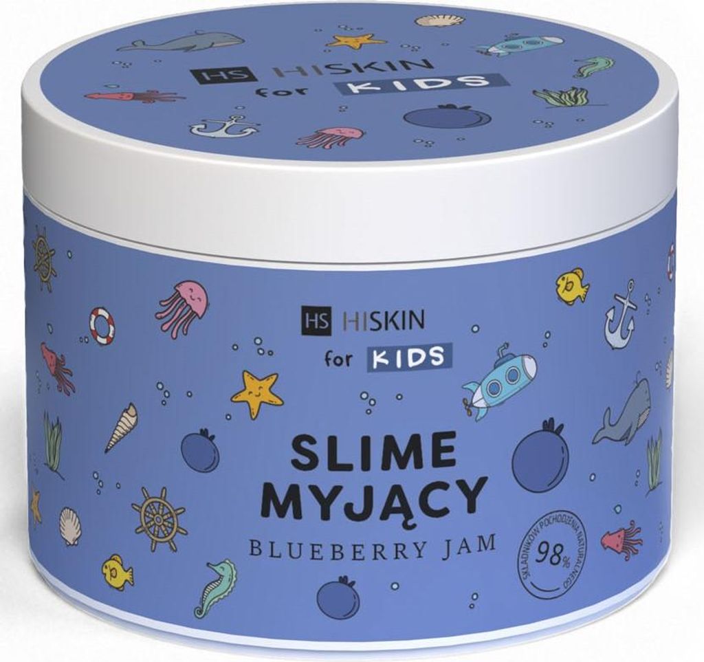 Hs Hiskin Kids Slime Für Bad / Düsenwaschmittel Blaubeere / Produktbild 
