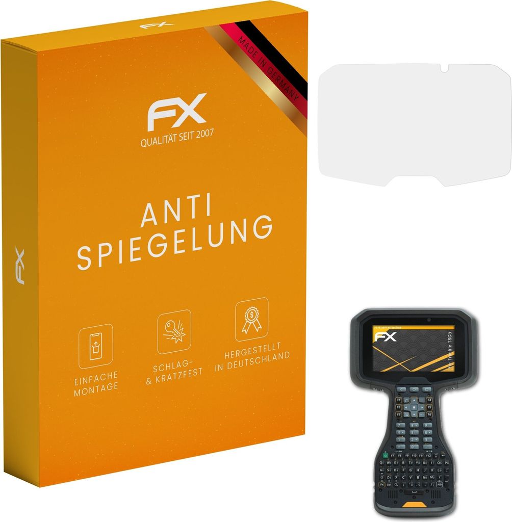 atFoliX FX-Antireflex 2x Schutzfolie kompatibel mit Trimble TSC5 Displayfolie