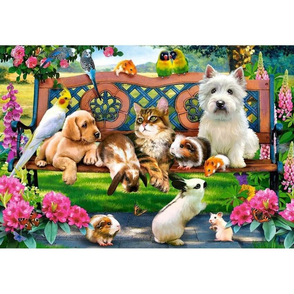 Castorland Pets in the Park 1000 pcs, 1000 Stück(e), Tiere, Produktbild 