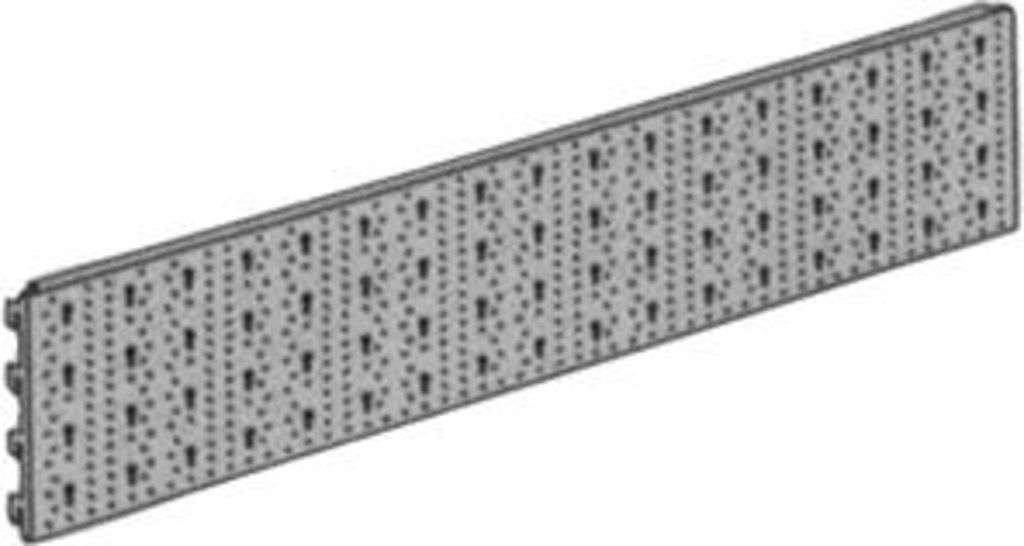 Pannello in acciaio perforato Materiale STA bianco L.800mm Immagine del prodotto 