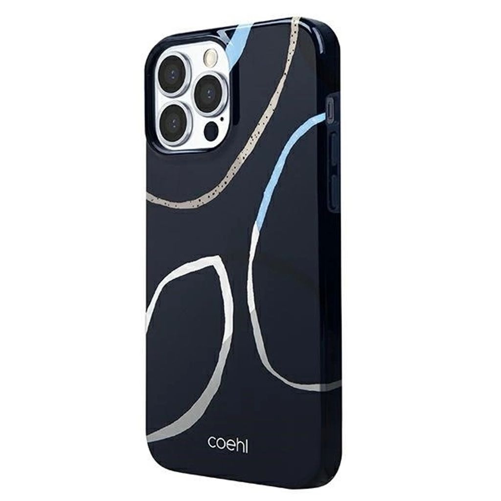 UNIQ Coehl Valley Hlle fr iPhone 13 Pro Max 6,7", Marineblau
