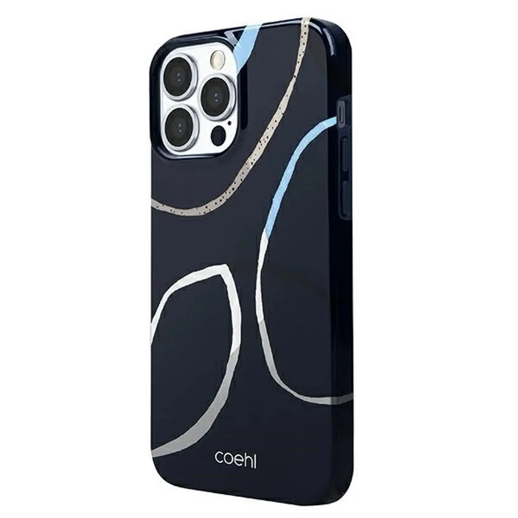 Custodia Premium Uniq Coehl Valley per iPhone 13 Pro Max Blu Navy