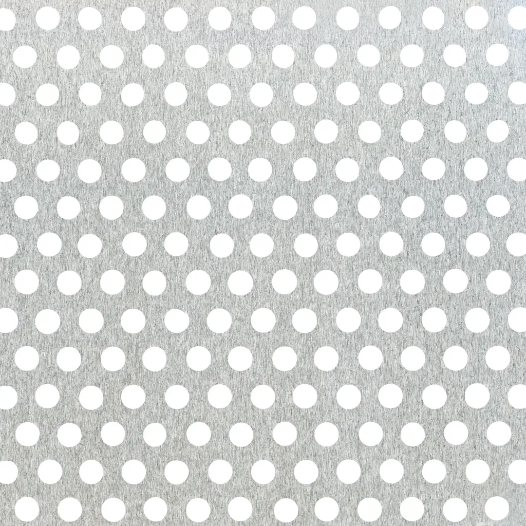 Tôle perforée en aluminium naturel pour bricolage et décoration 600x1000