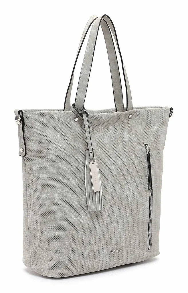 Sac Bandoulière Gris SURI FREY - Fini le Désordre dans votre Cabas