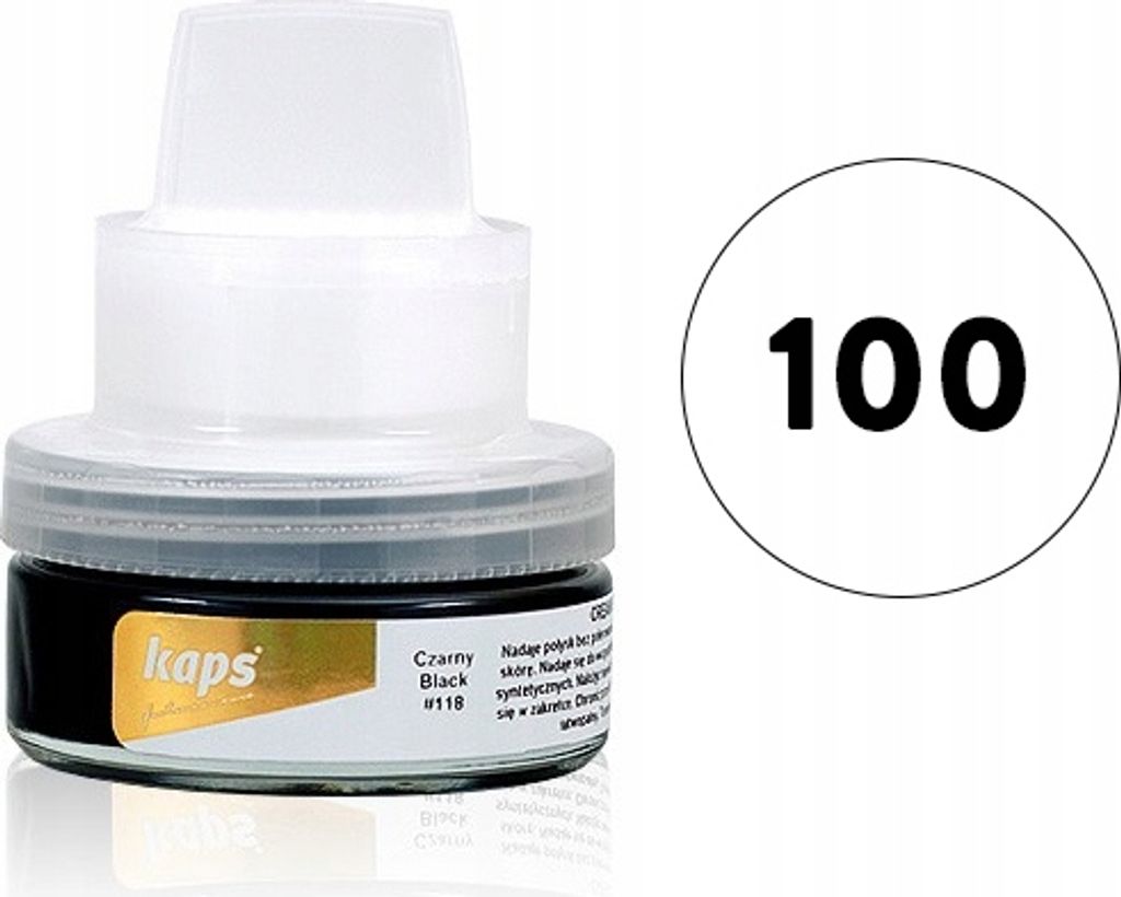 Schuhputzcreme mit Applikator Kaps Cream Brillance Produktbild 