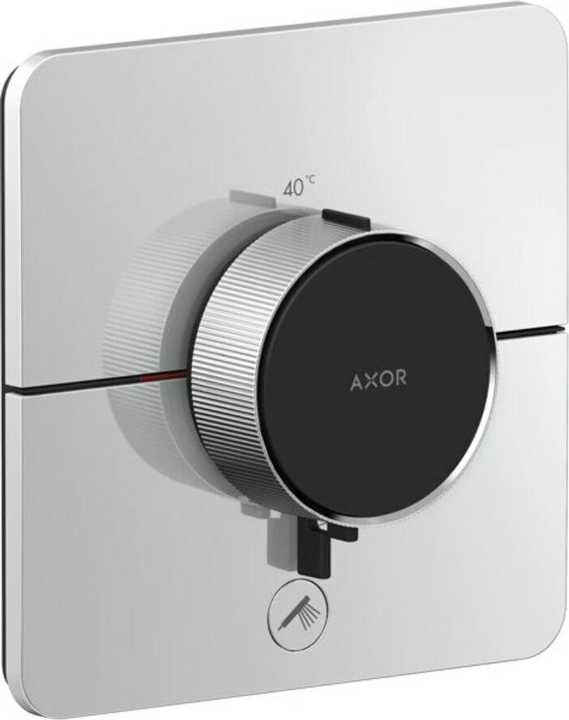 hansgrohe AXOR ShowerSelect ID Thermostat, Highflow, Unterputz, 1 Verbraucher, ein zusätzlicher Abgang, softsquare, 36778300