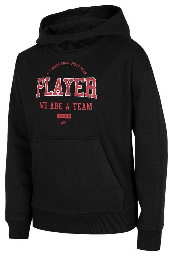 4F - "Player HJZ2 JBLM006" Kapuzenpullover für Jungen MR2007 (146) (Schwarz)