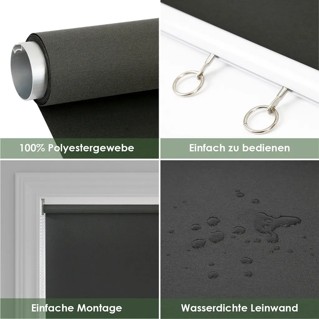 Fiqops Tenda Verticale 140x140 Antracite - Offerta Limited Edition - 3