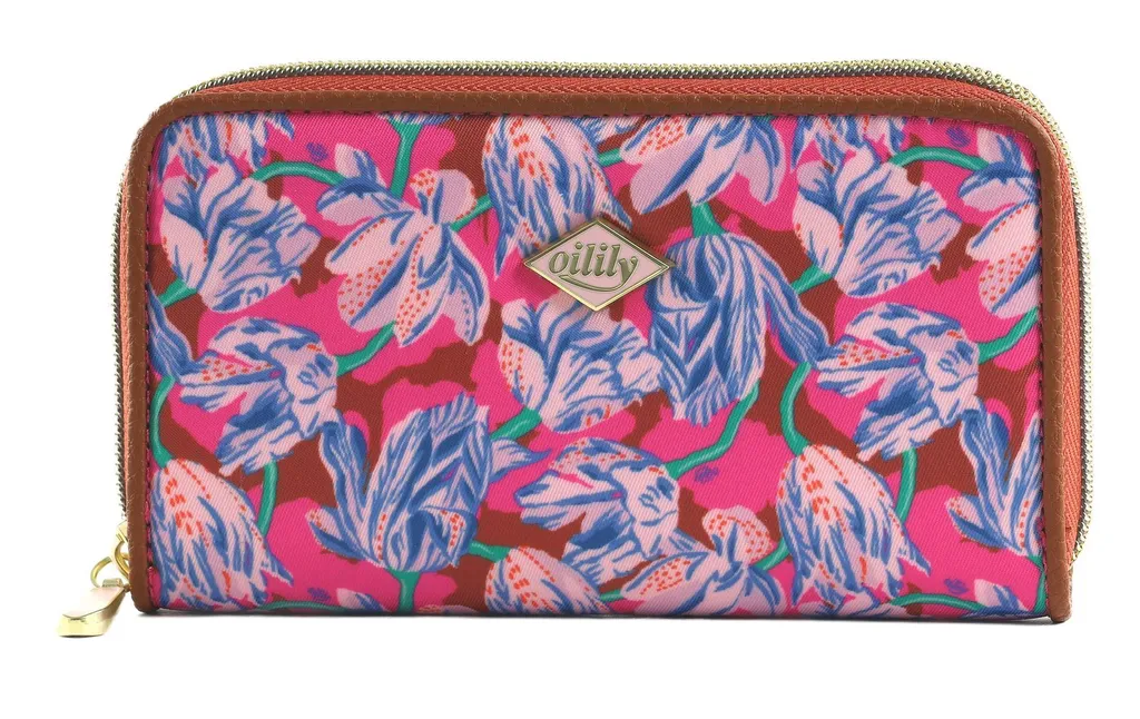 Porte-monnaie compact Oilily Zana Tulipy rose - Ne perdez plus votre monnaie - 3
