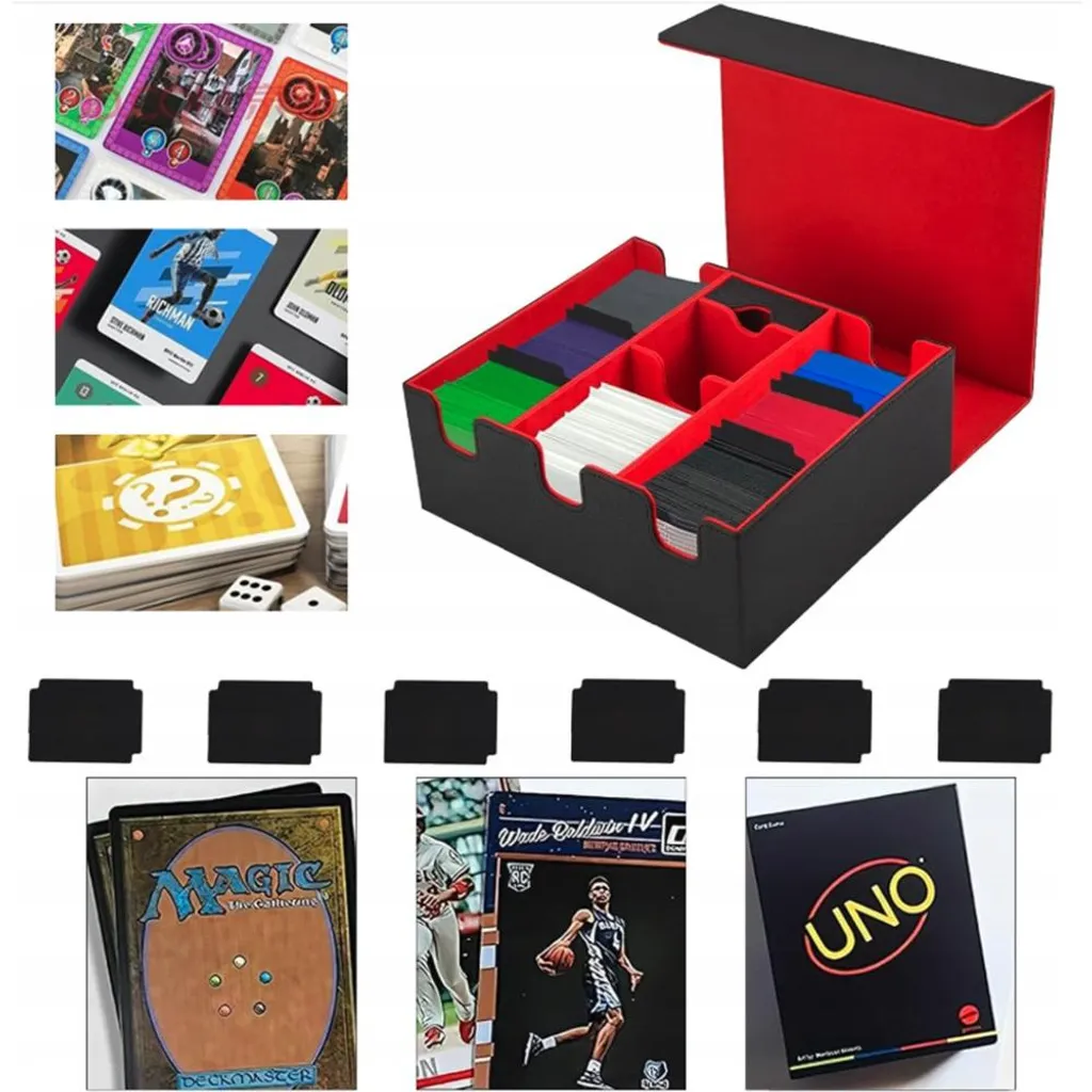 Rangement Cartes Magic et Pokémon pour Grands Decks : Boîte 1800 Cartes avec Aimant
