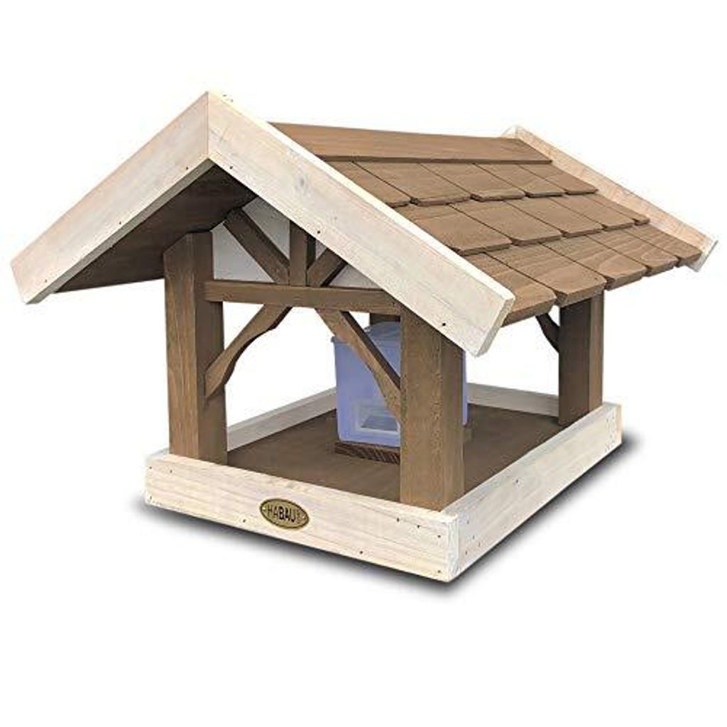 HABAU 1757 Vogelhaus Tirol mit Silo und Ständer