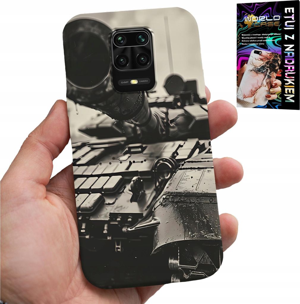 Gehäuse Für Xiaomi Note 9 Pro / 9S - Panzer Militärfahrzeuge + Glas