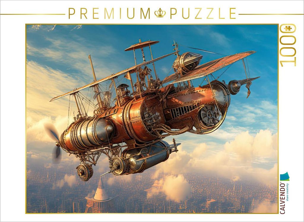 CALVENDO Puzzle Roter Flieger | 1000 Teile Lege-Größe Produktbild 