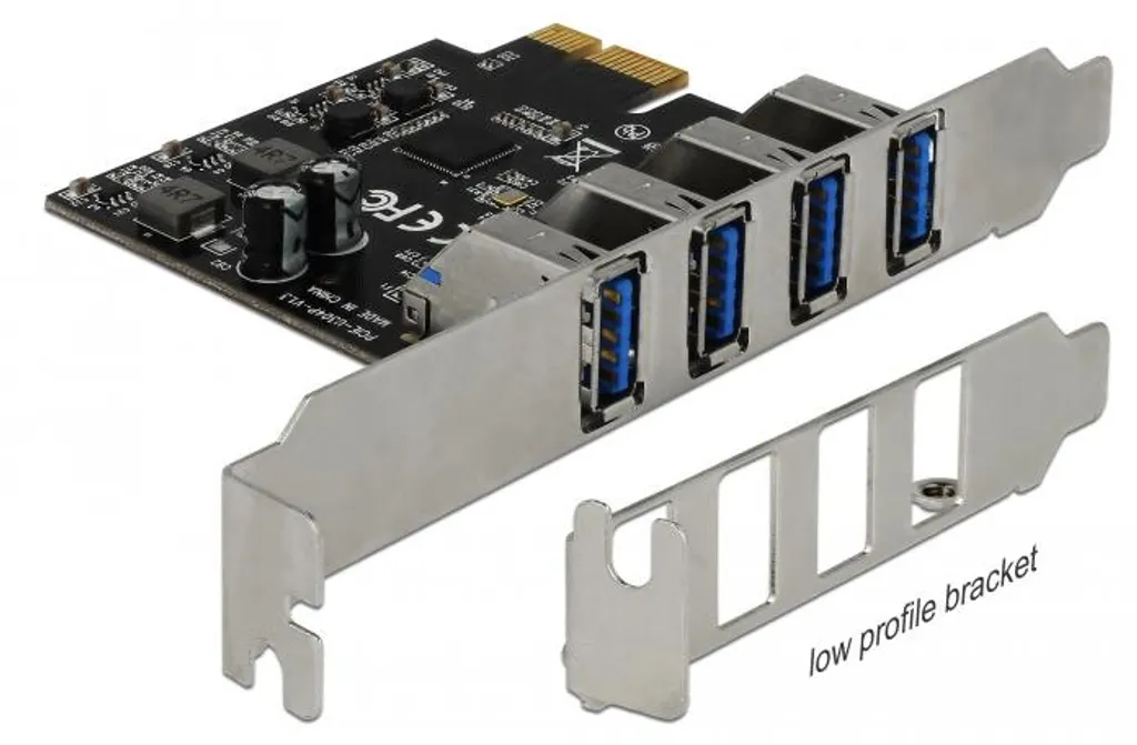 Solution pour Manque de Ports USB : Carte PCIe Delock 4 Ports Type-A - 3