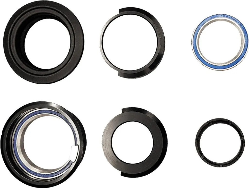 Cube #14 Jeu de Direction Argent en Aluminium pour Cadres de Vélo VTT