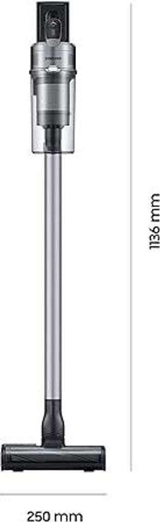 Samsung Jet 75 pet extra, Stabstaubsauger, Beutellos, Schwarz, Silber, 0,8 l, Zyklonal, Zyklonal