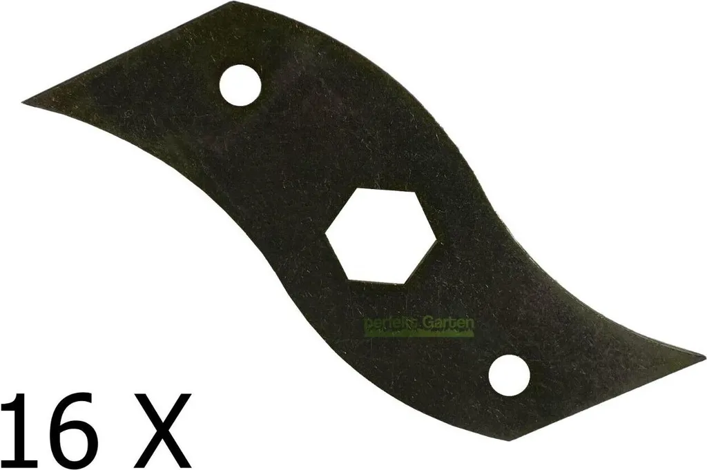 Lama Scarificatrice 16X15 CM per McCulloch M1738E M3538 P e Hecht S390