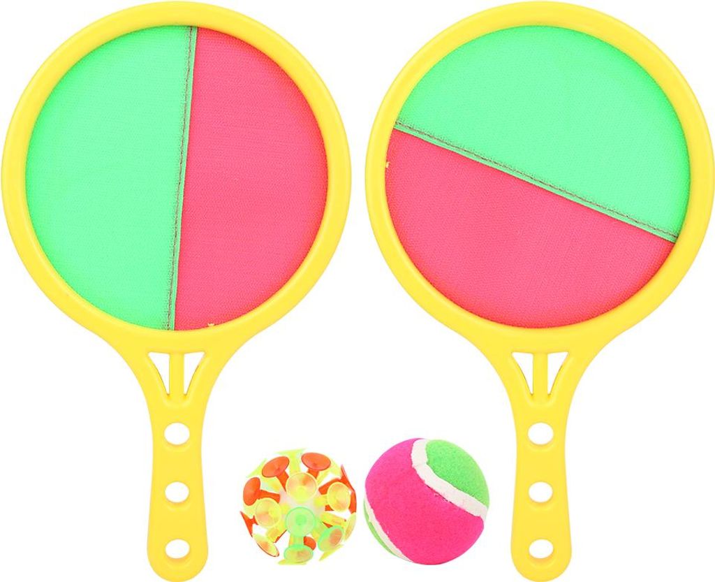 Kinder Stick Target Schläger 2 in 1 Saugball Set Griff Eltern-Kind-Wurf-Fang-Spielzeug
