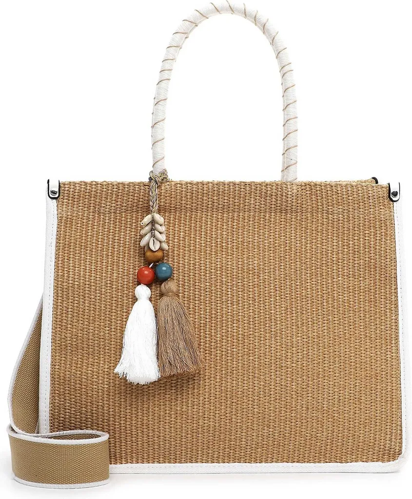 SURI FREY borsa shopper borsa a tracolla Kirsty Cityshopper White - Kombi beige