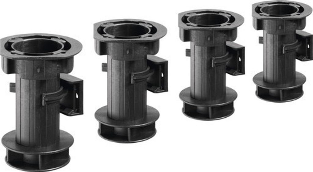 Hettich Sockelverstellfuß-Set Kunststoff 25 x 100-120 mm Produktbild 