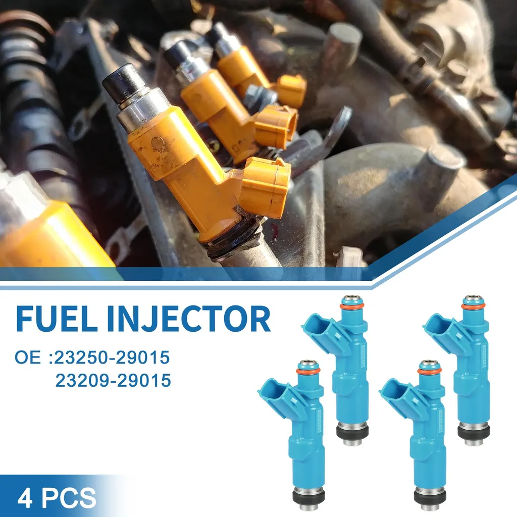 Injecteur Bleu 23250-29015 pour Toyota Vitz Yaris 1.0L 1.3L Lot de 4 Pièces