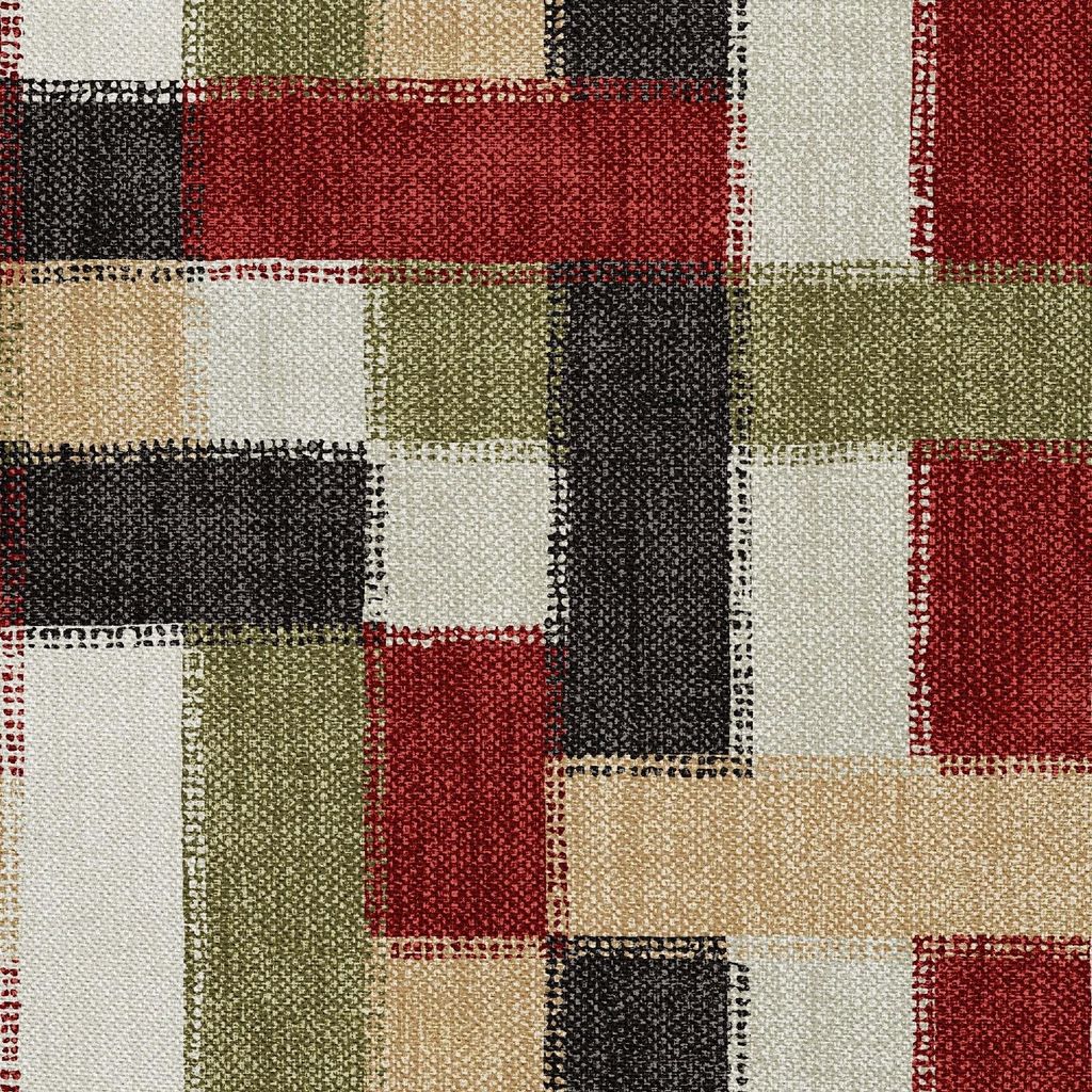 OUTDOOR DEKOSTOFFE OXFORD - Motiv geometrische Streifen