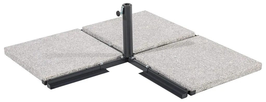 Support de dalles en acier robuste 3 kg anthracite pour pose de pavés