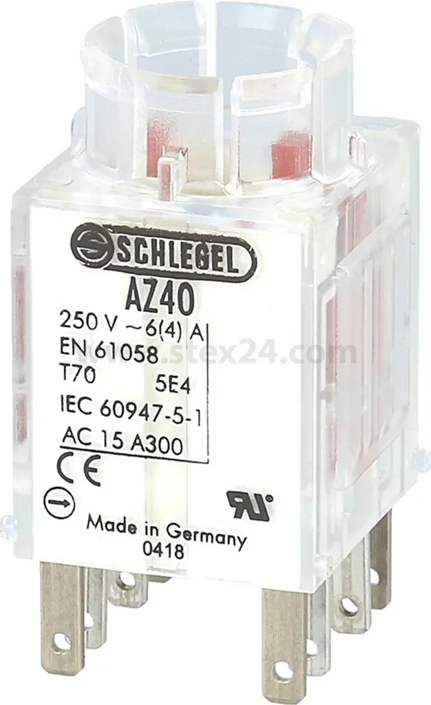 Contatto Schlegel AZ4O 4NC Spina Piatta 2.8x0.8mm | Originale Georg Schlegel - 1