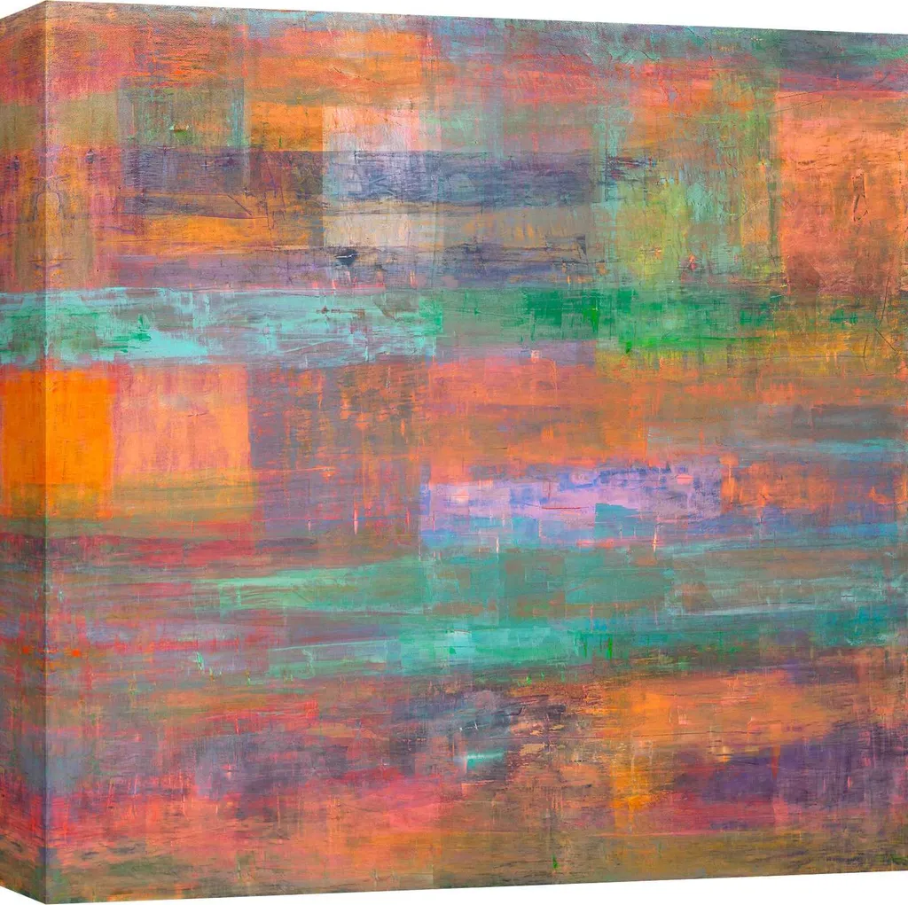 Offerta Quadro Italo Corrado 40x40 Ritmo di luce - Tela Moderna