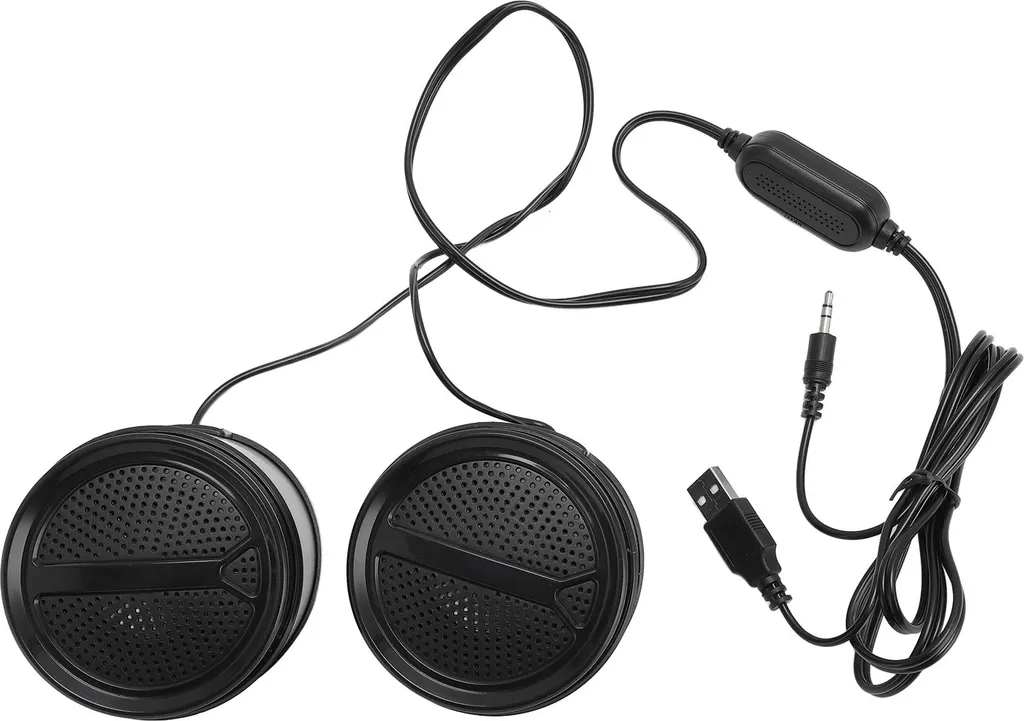 Altoparlanti per computer desktop, USB 2.0, con cavo, audio Hi-Fi, piccolo laptop con controllo del volume, non illuminati