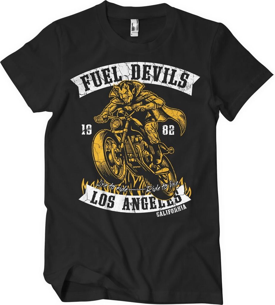 Fuel Devils Rider T-Shirt - Medium - Black