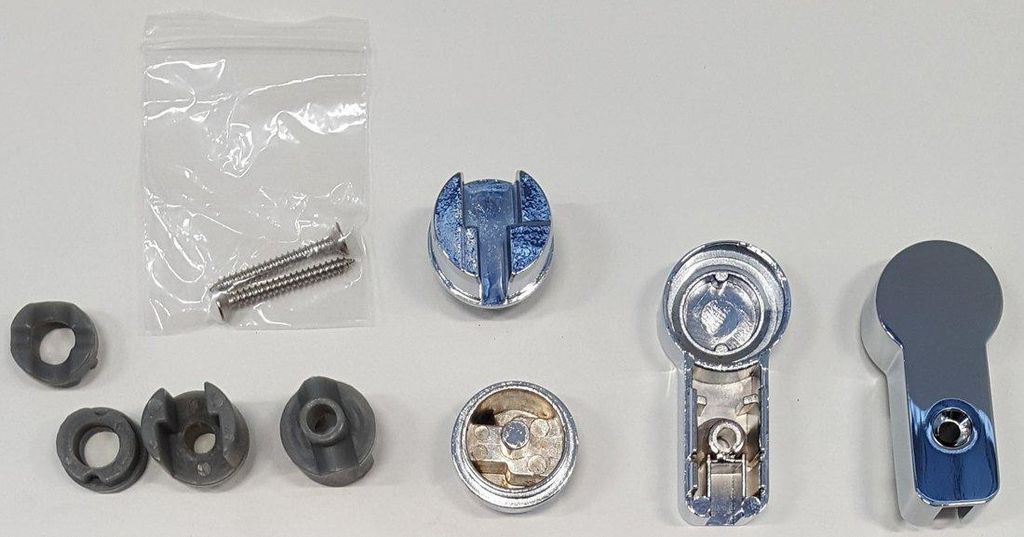 Aqualine Scharniere an der Duschabtrennung AQ1140 (Paar) Produktbild 