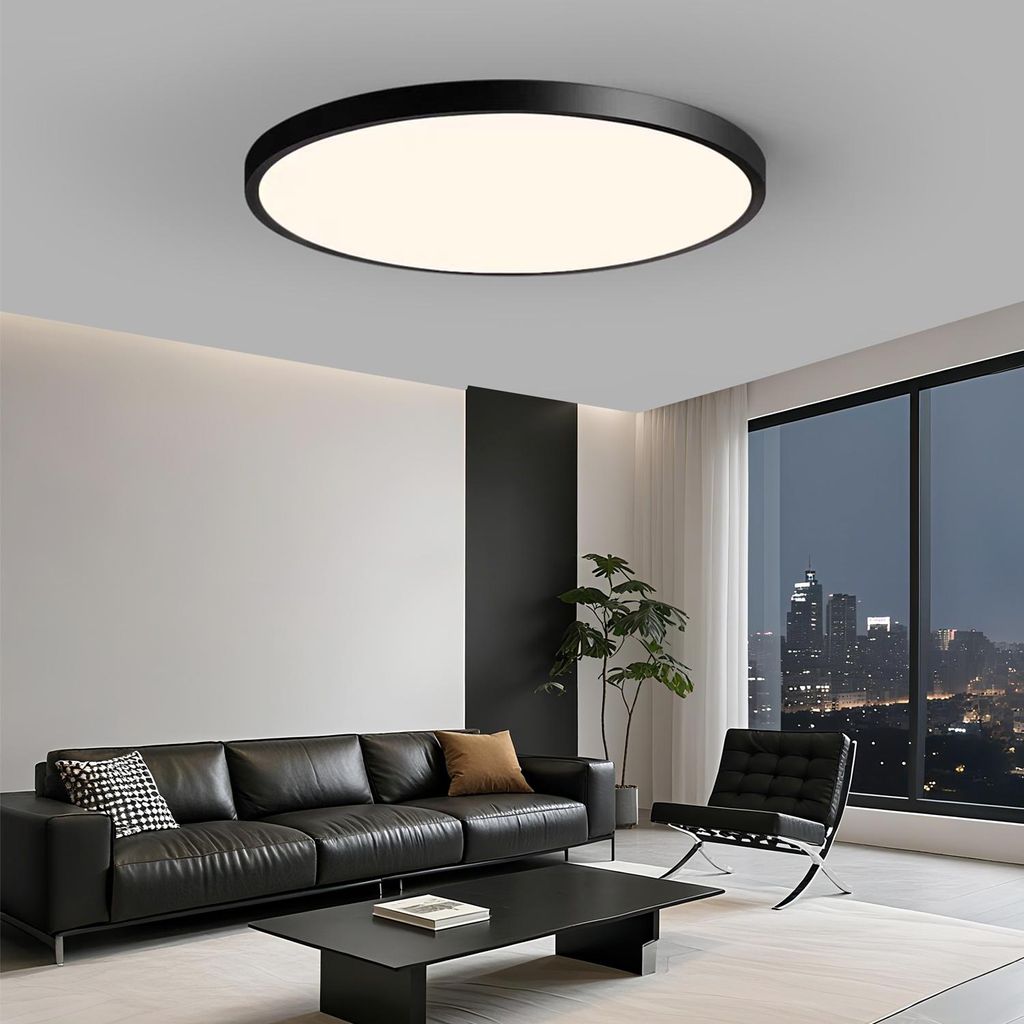 24W LED Deckenleuchte Flach Ultra Dünn 2.5cm  Deckenlampe Produktbild 