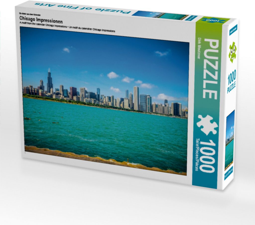 CALVENDO Puzzle Ein Motiv aus dem Kalender Chicago Impressionen | 1000 Teile Lege-Größe 64x48cm Foto-Puzzle für glückliche Stunden