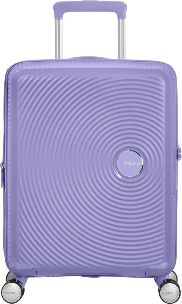 Recensione American Tourister Soundbox Spinner 55 Lavender TSA EXP