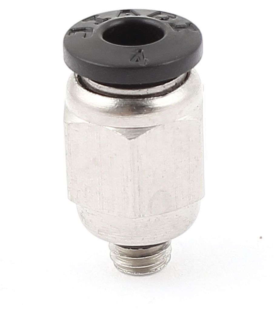10?PCS 5?mm Au?engewinde 4?mm Push In Joint pneumatischen Anschluss Quick Fittings de