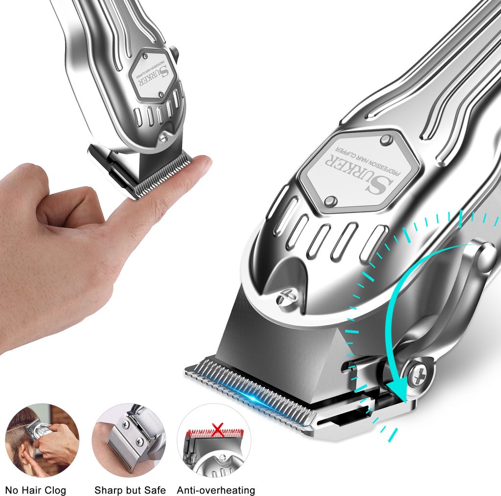 Surker Professional Herren Haarschneider mit Wireless LCD Produktbild 4