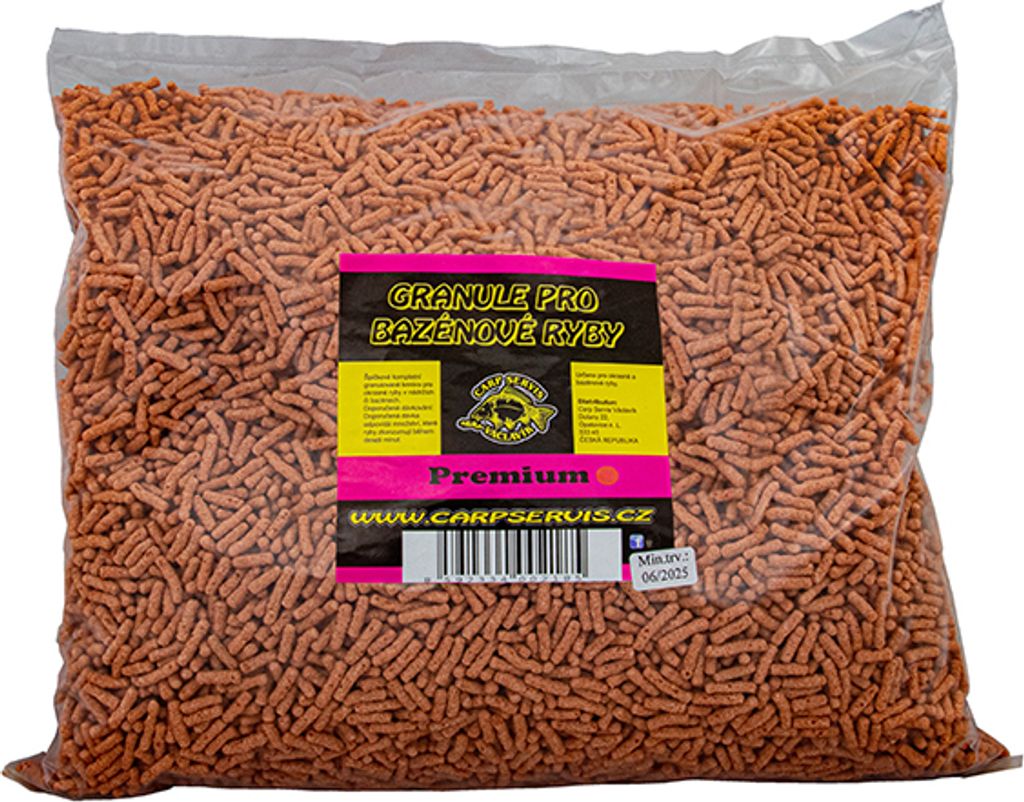 Karpfen Servis Václavík Premium Teichfisch-Granulat 500g