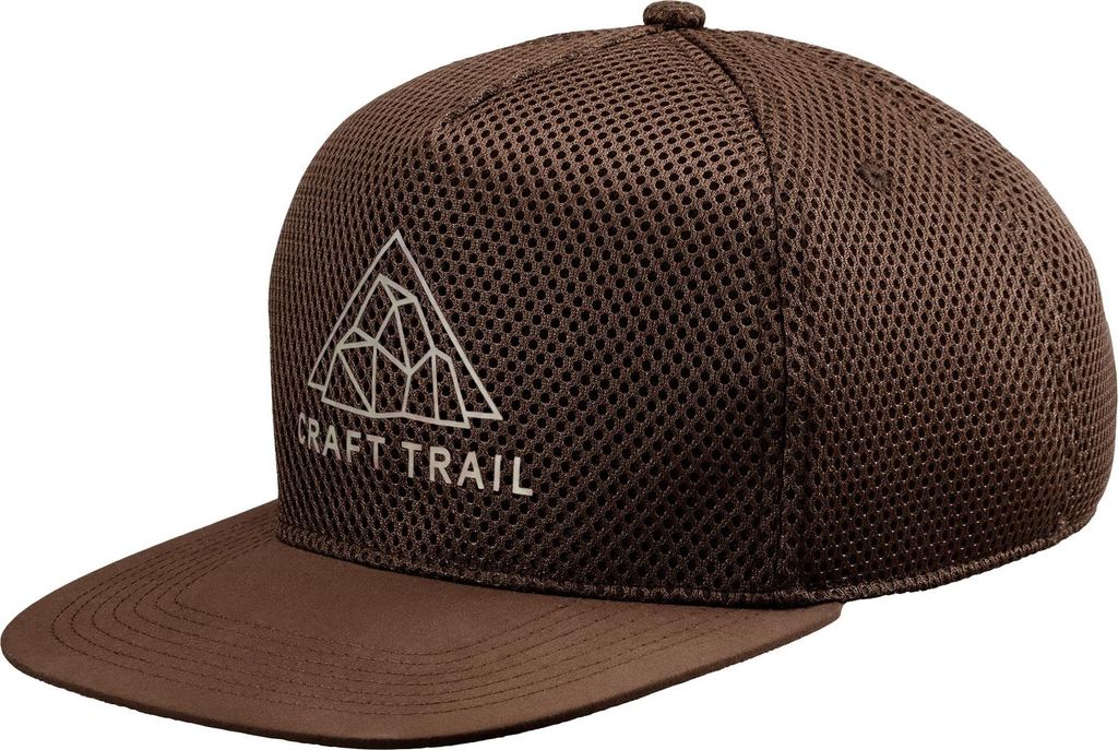 Craft Damen Herren Uni Pro 3D Mesh Trucker Cap, Farbe:Braun, Artikel:-458000 sequoia