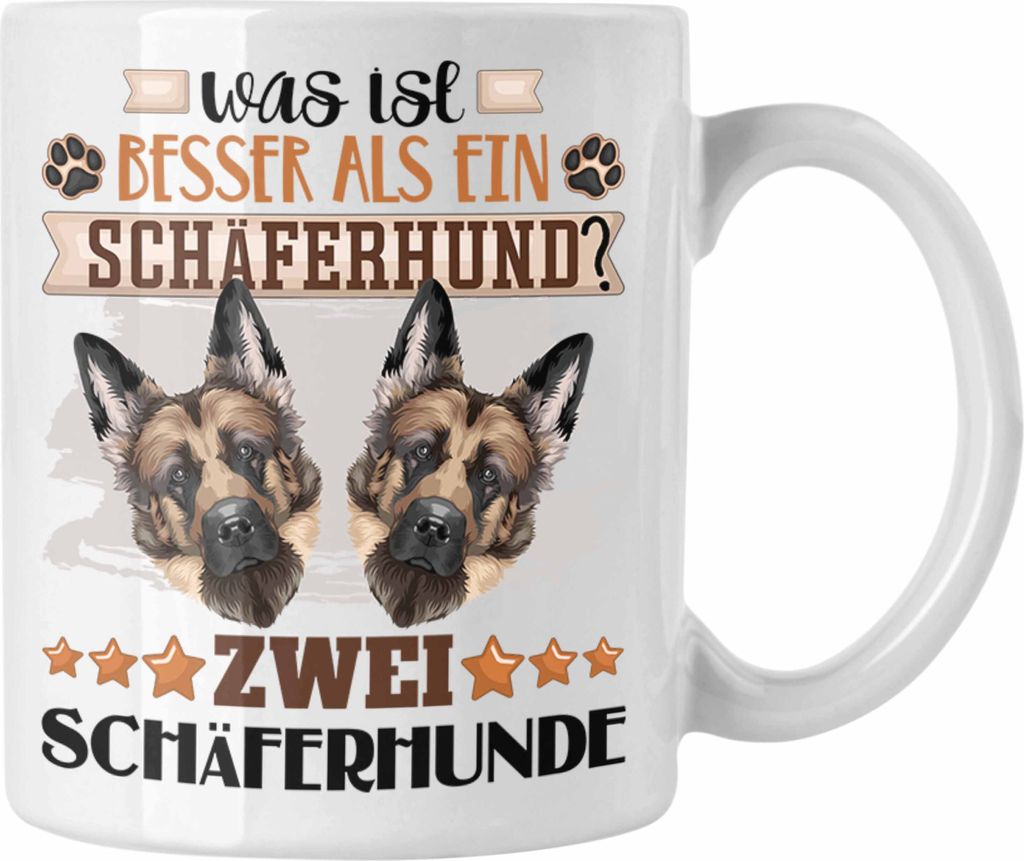 Trendation - Schäferhund Besitzer Tasse Geschenk Lustiger Produktbild 